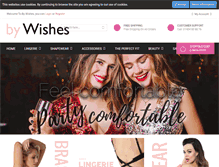 Tablet Screenshot of bywishes.co.uk